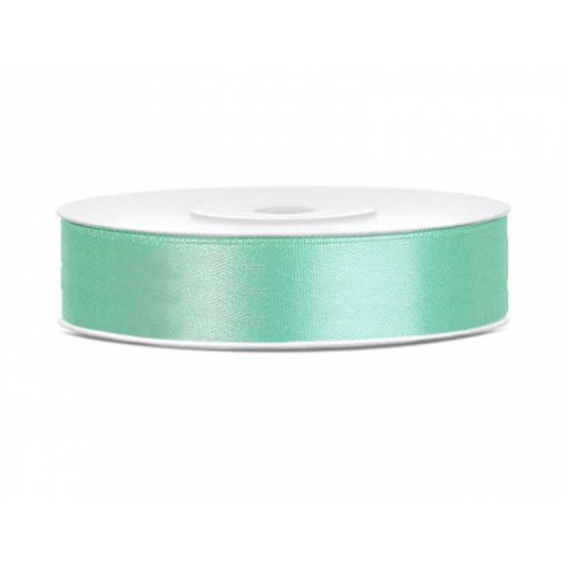 Picture of SATIN RIBBON MINT 12MM PER METRE